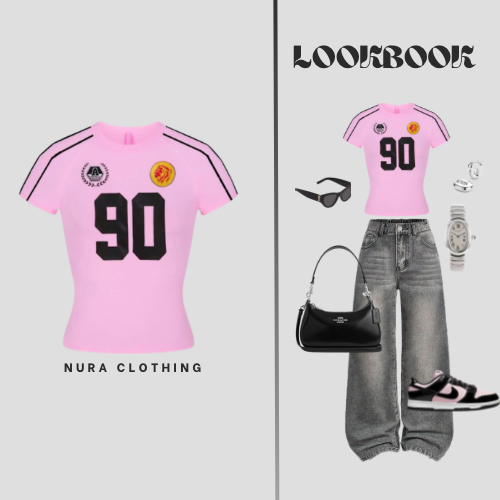 “90s” baby tee