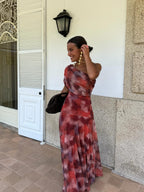 Sevilla | Maxi Dress Estampado Rojo