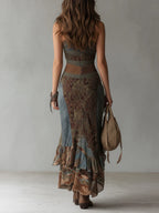 Vestido Maxi Étnico