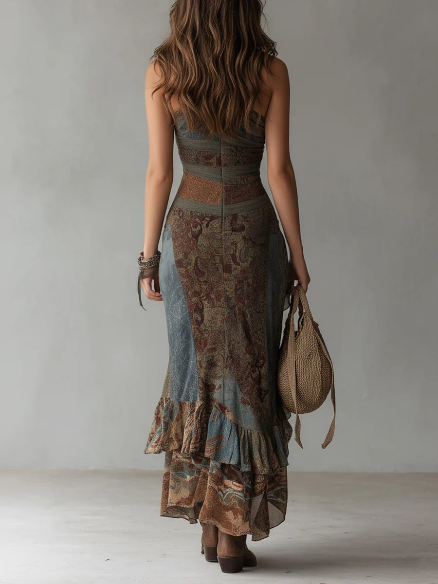 Vestido Maxi Étnico