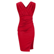 Fresia™ | Robe fourreau élégante à col en V