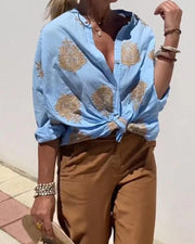 Blouse Brodé Coupe Ample – Style Frais et Léger