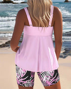 Blue Mirage | Conjunto de tankini colorido