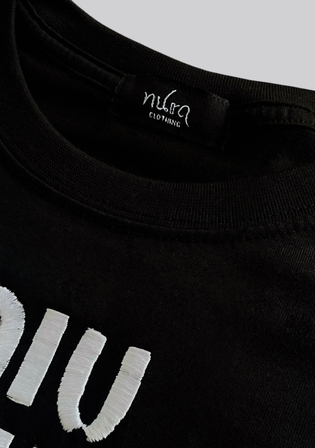 “MiuMiu” Embroidered baby tee