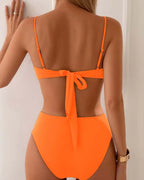 Coral Crush | Bikini de dos piezas sexy y a la moda