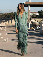 Salvia | Vestido con flecos