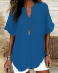 Mercedes | Blusa Casual de Cuello en V