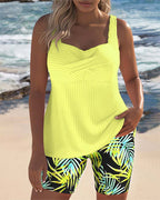 Blue Mirage | Conjunto de tankini colorido