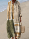 Jasmine | Vestido Patchwork Maxi