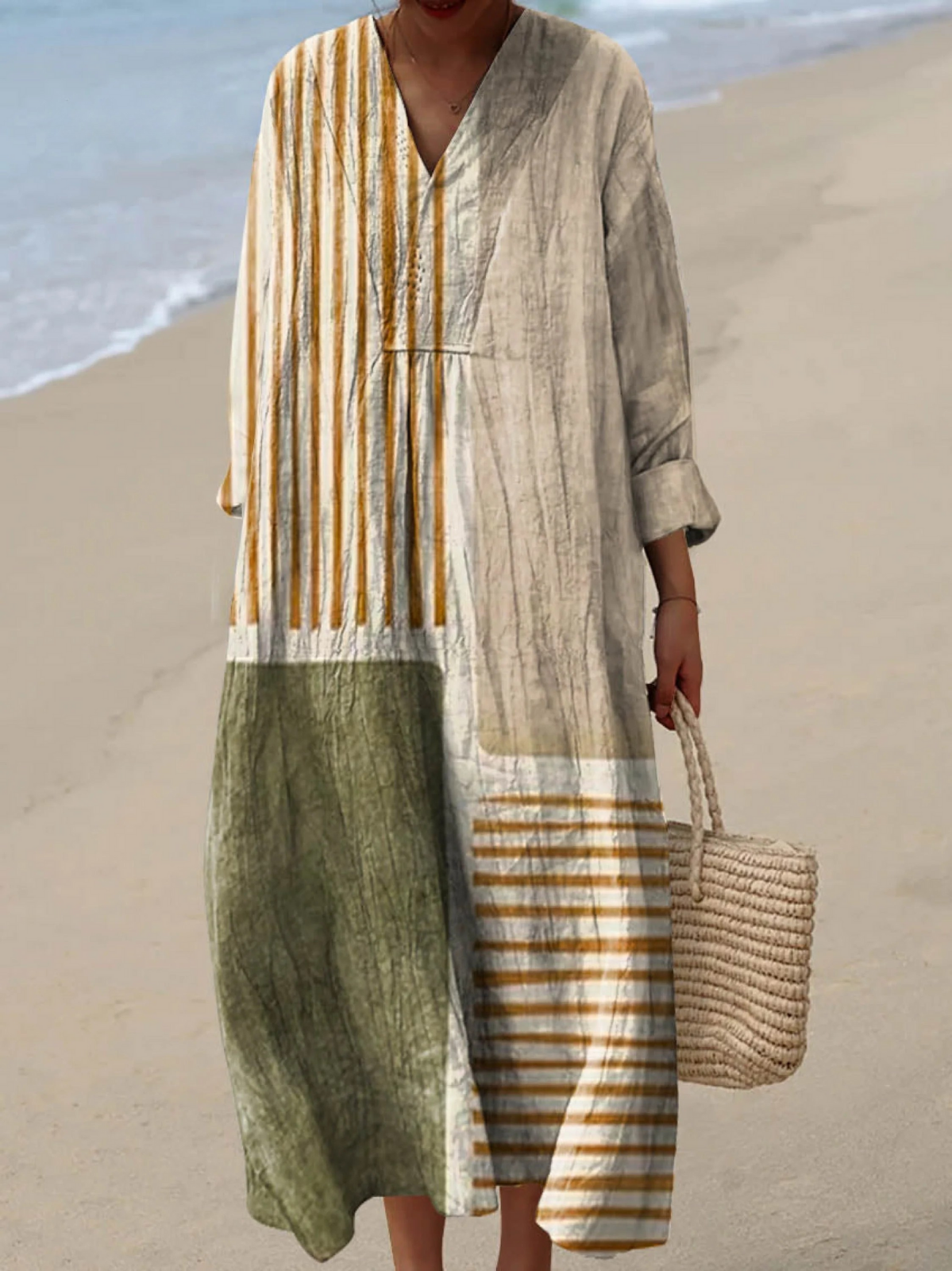 Jasmine | Vestido Patchwork Maxi
