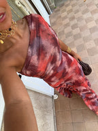 Sevilla | Maxi Dress Estampado Rojo