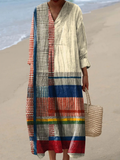 Imani | Vestido Maxi Patchwork Kente