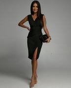 Fresia™ | Elegante vestido entallado con escote en V