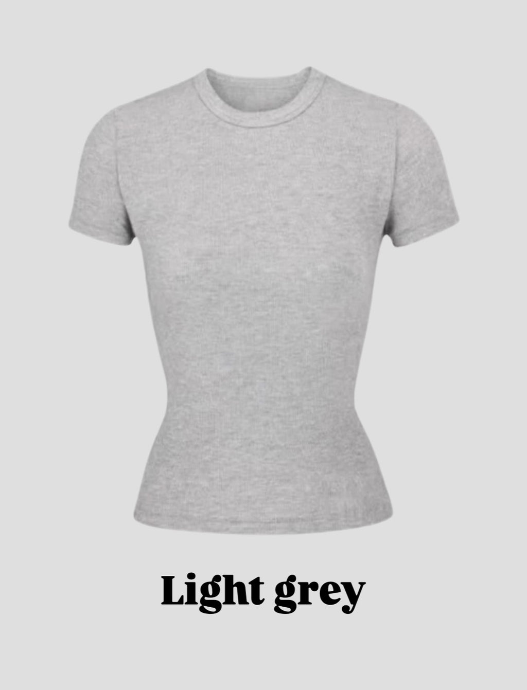 “Basic” fitted tee