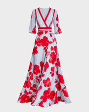 Pilar | Robe longue élégante avec décolleté plongeant