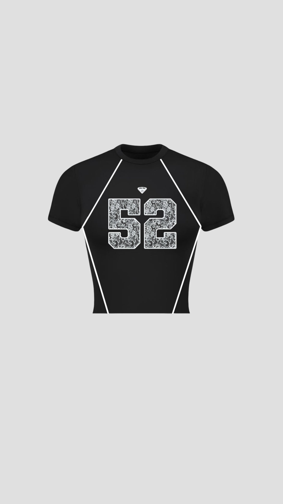 “52” fitted baby tee