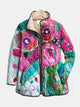 DELACROIX | Lucie Floral Watercolour Quilted Jacket