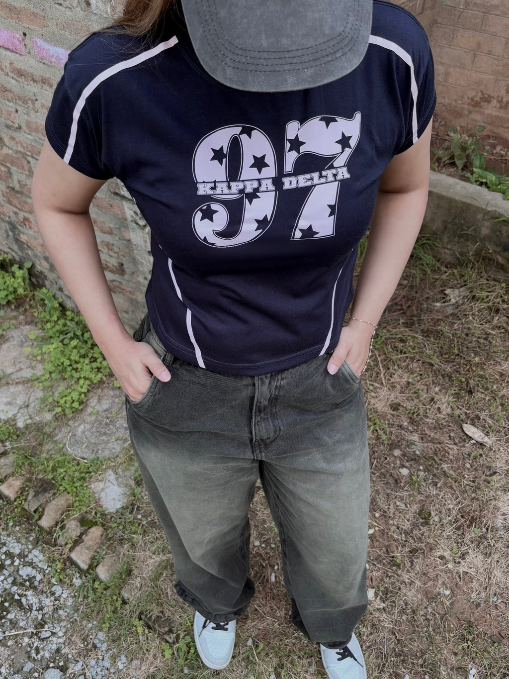 “KAPPA 97” fitted baby tee