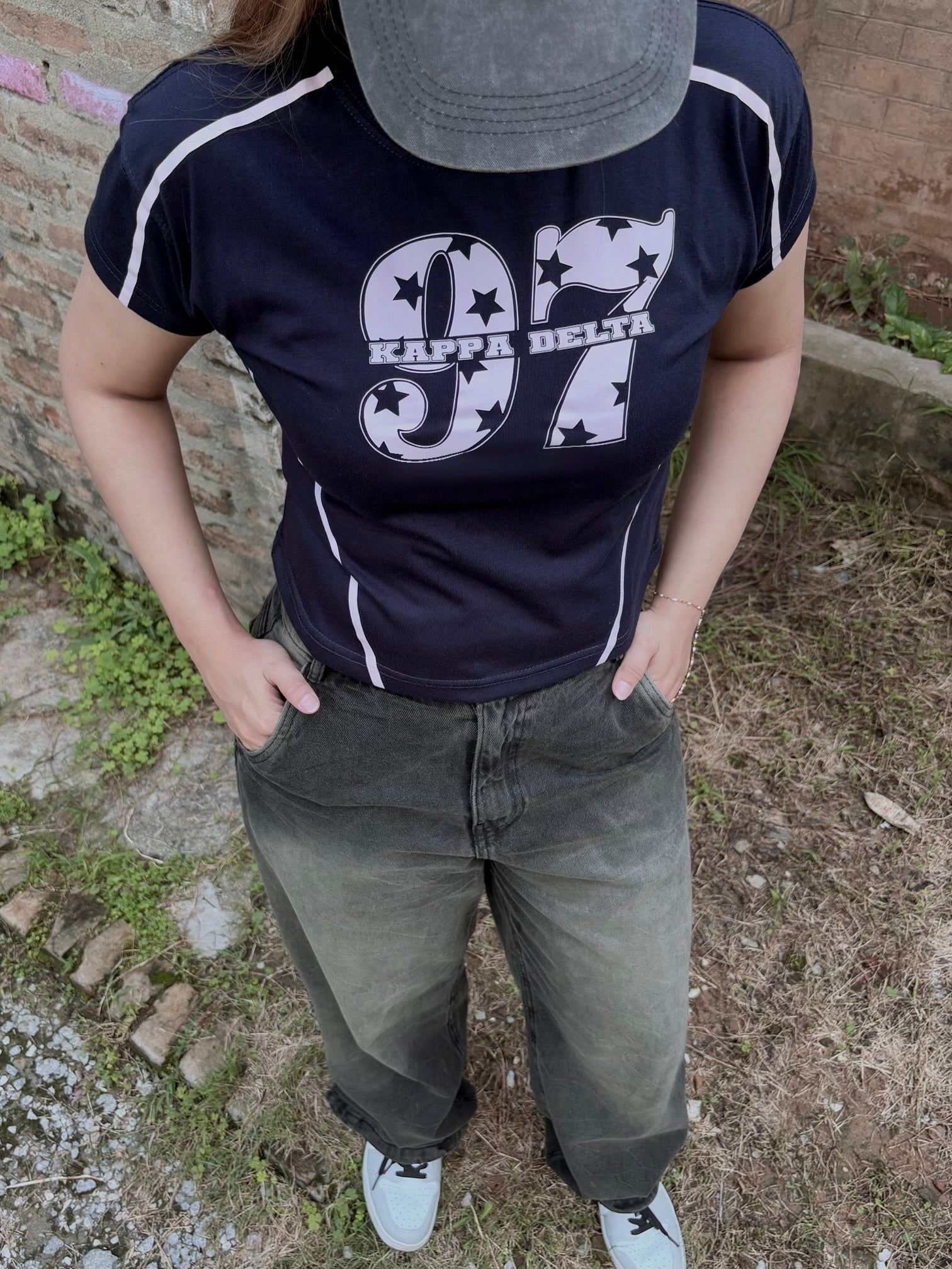 “KAPPA 97” fitted baby tee