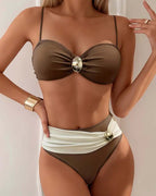 Coral Crush | Bikini de dos piezas sexy y a la moda