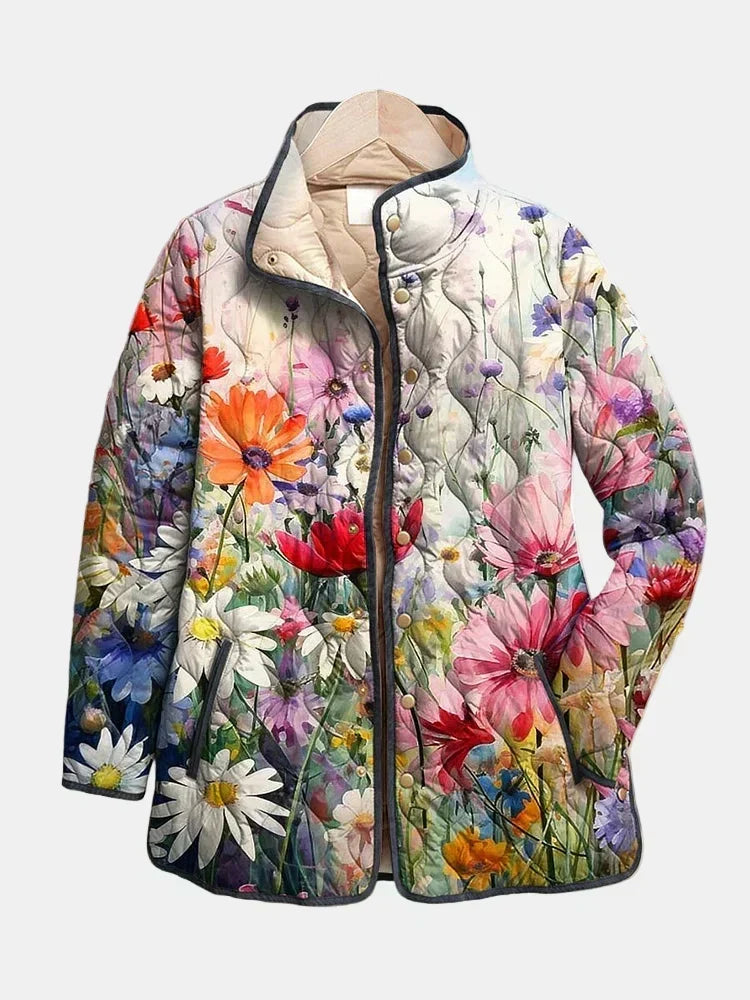 DELACROIX | Manon Wildflower Quilted Jacket