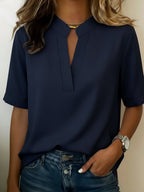 Paula | Camisa de manga corta holgada