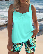 Blue Mirage | Conjunto de tankini colorido