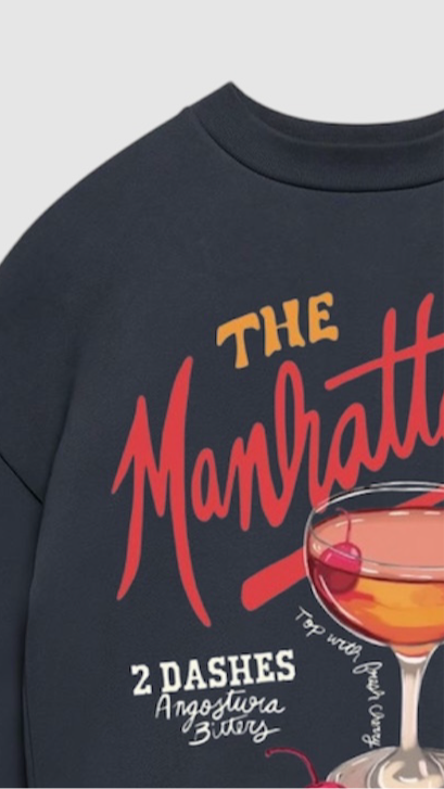 “2OZ” oversized sweatshirt