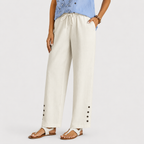 Shania - Pantalones Relaxed con Botones