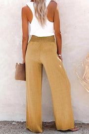 Riana - Pantalon décontracté taille haute