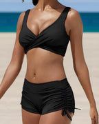 Sunlit Pearl | Conjunto de bikini moderno y a la moda