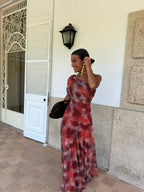 Sevilla | Maxi Dress Estampado Rojo