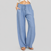 Enara - Pantalon Confortable À Cordon