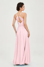 Naia | Vestido Maxi Halter Ligero