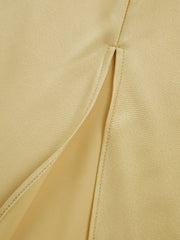 Fiora | Robe longue en satin dos nu