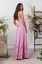 Nira | Vestido Maxi Rosa Malva