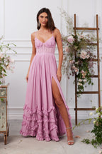 Nira | Vestido Maxi Rosa Malva