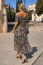 Vestido maxi elegante para fiesta con escote en corazón