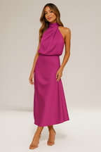 Claire | Vestido satinado
