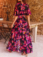 Diona™ Vestido largo con cinturón primavera/verano (Edición Limitada)