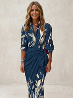 Cecilia™ Vestido elegante a rayas