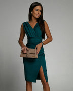 Fresia™ | Elegante vestido entallado con escote en V