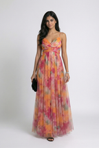 Giselle | Vestido Largo Floral Elegante