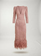 Vestido Flecos