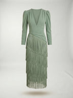 Vestido Flecos