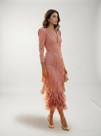 Vestido Flecos
