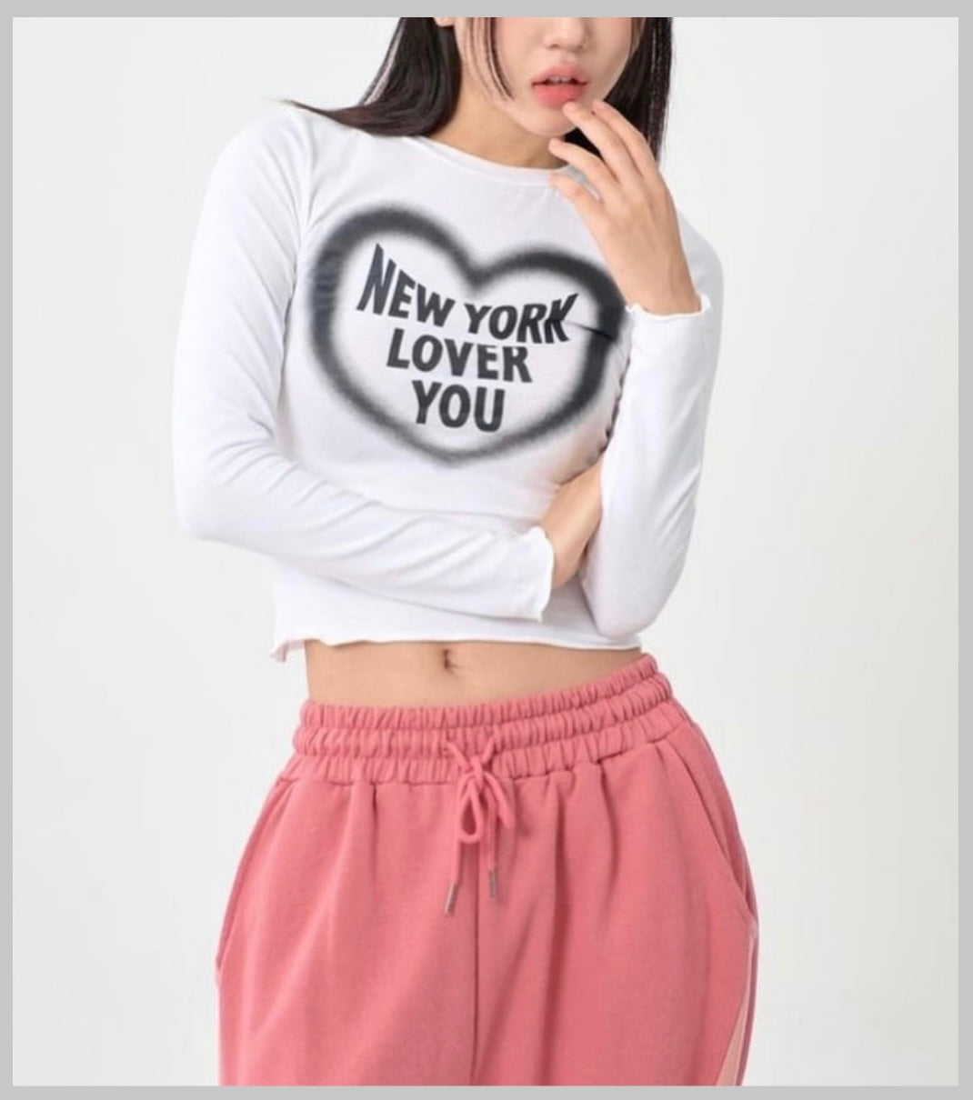 “NEWYORK” baby tee