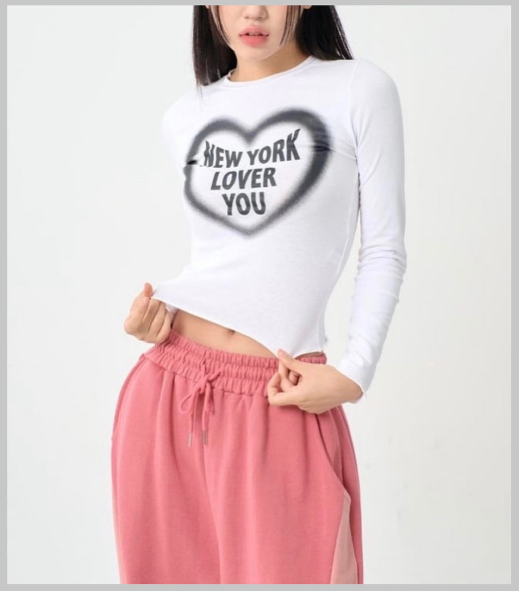 “NEWYORK” baby tee