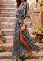 Diona™ Vestido largo con cinturón primavera/verano (Edición Limitada)