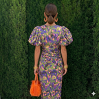 Tora™ - Vestido con mangas plisadas